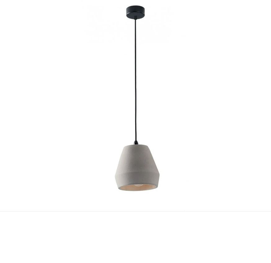 Sospensione in cemento naturale grigio 1XE27 non incl. ANDO-S18 Sospensione in cemento naturale grigio 1XE27 non incl. ANDO-S18